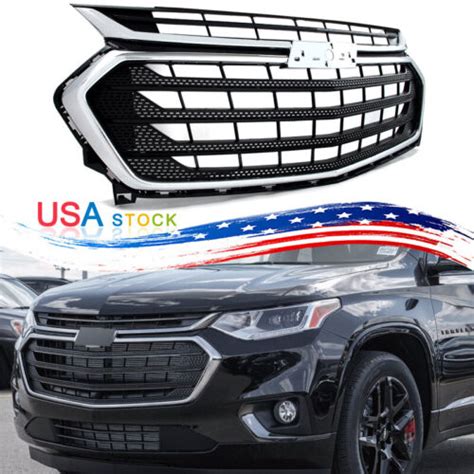 Hot Fit For Chevy Chevrolet Traverse 2018 2021 Front Bumper Upper Grille Grill Ebay