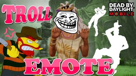 LOS EMOTES SON LO MÁS TROLL DEAD BY DAYLIGHT MOBILE YouTube