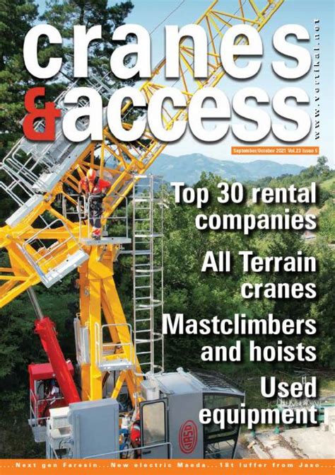 Cranes Access September October Vol Issue Vertikal Net