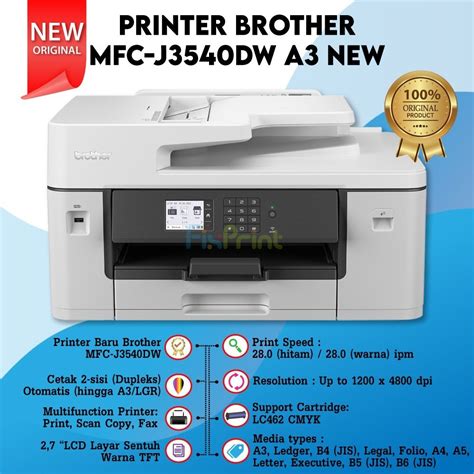 Jual Printer Brother A3 Inkjet Print Scan Copy Mfc J3540dw