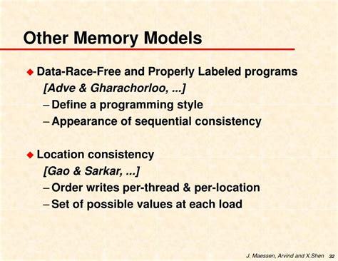 Ppt Improving The Java Memory Model Using Crf Powerpoint Presentation