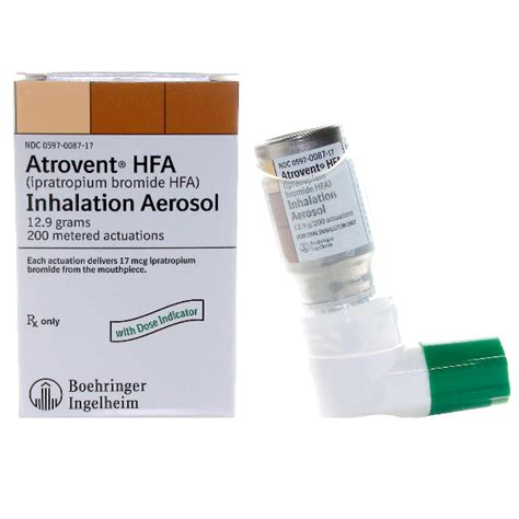 Atrovent Hfa 17mcg Inhaler 129 Gm By Boehringer Ingelheim