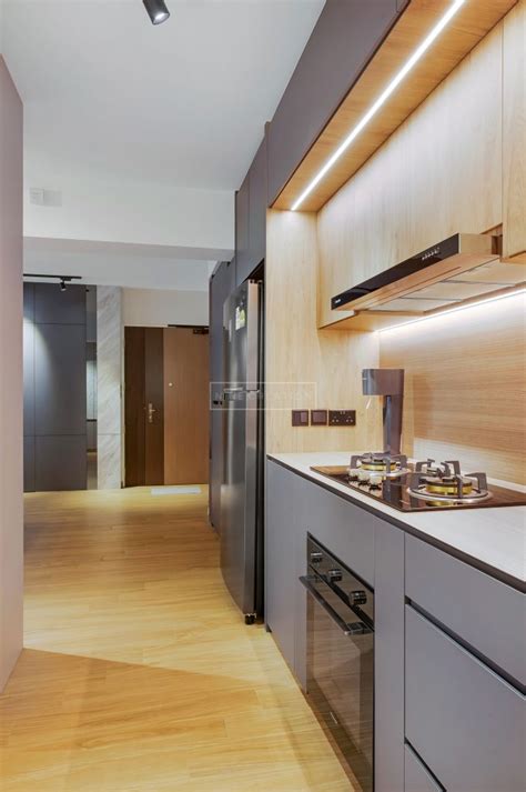 7 Stunning HDB Maisonette Kitchen Design Ideas 9creation