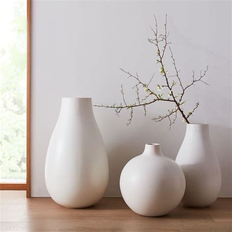 Oversized Pure White Ceramic Collection West Elm