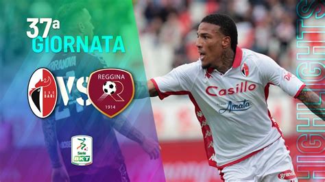 Highlights Bari Vs Reggina Serie Bkt Youtube