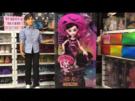 Monster High Reboot Scareadise Island Draculaura Doll Unboxing And