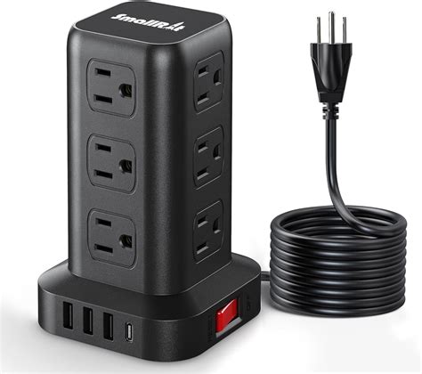 Amazon PD20W Surge Protector Power Strip Tower 10FT Extension