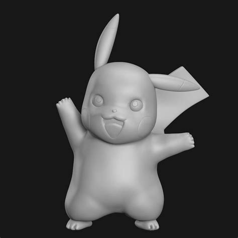 Pikachu 3d Printing Model Stl