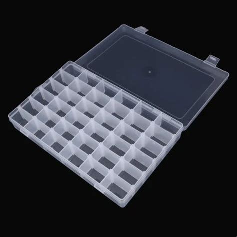 36 Grid Cells Multipurpose Plastic Storage Box With Removable And