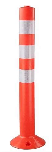 Orange Polyurethane Pu Spring Post For Road Safety Mm At Rs