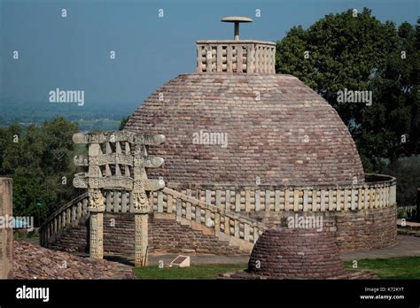 India Madhya Pradesh State Sanchi Buddhist Monuments Of Sanchi