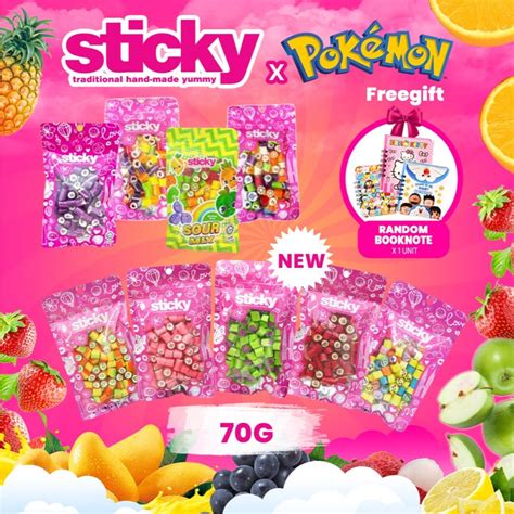 Fg 🎁 70gm Sticky Candy Travel Pack Mix Rock Candy Gula Gula Masam