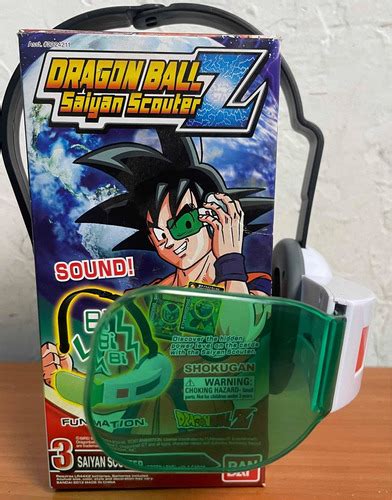 Dragon Ball Z Scouter Rastreador Saiyan Sonido Marca Bandai Cuotas