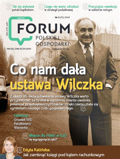 Ustawa Wilczka Symbol Polskiej Transformacji I Cudu Gospodarczego