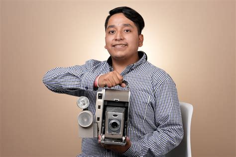 Man with Vintage Camera · Free Stock Photo