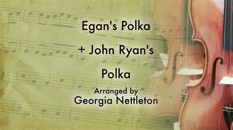 Egans Polka John Ryans Polka Harmony Parts Sheet Music Irish