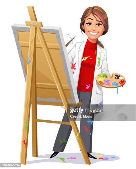 Female Artist Clipart