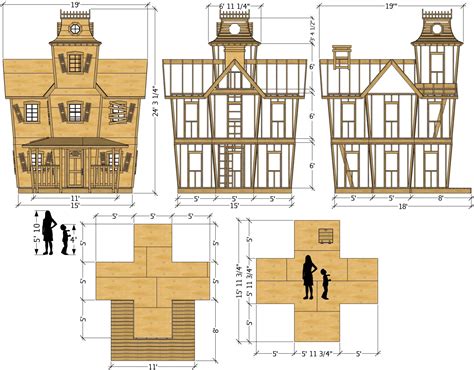 Gnarly Haunted House Plan | 15x15, 3-Level Design for Kids - Paul's ...