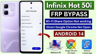 Infinix Hot I X Android Frp Bypass Without Pc Google Chrome Not Open New Update