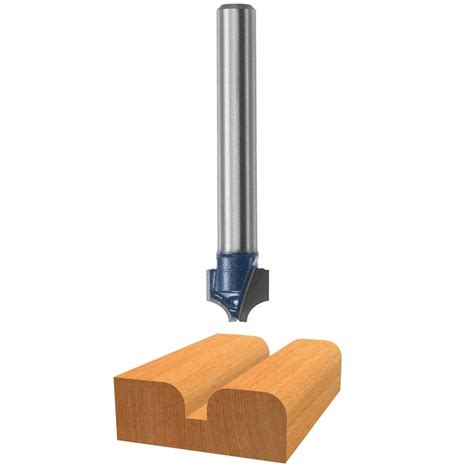 Bosch 18 In Carbide Tipped Plunge Roundover Router Bit In The Edge