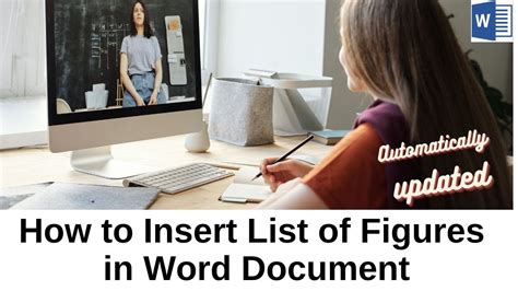 How To Insert List Of Figures In Microsoft Word Document Automatically