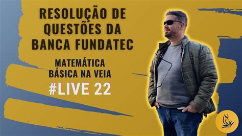 21 Resolução de questões da Banca FUNDATEC Dicas e macetes Live