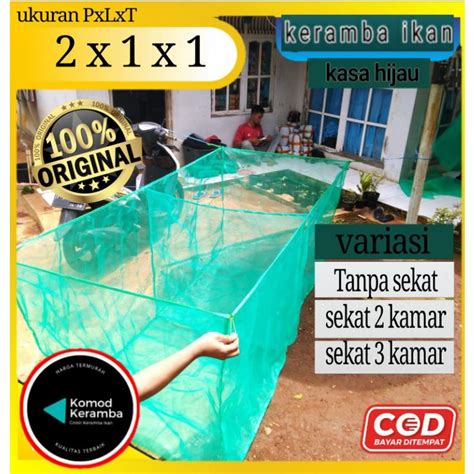 Jual Keramba Ikan X X Hapa Kerambah Sekat Kotak Jaring Apung Tanjaran