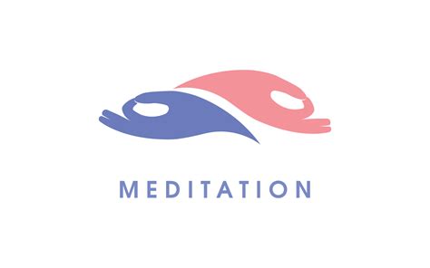 Meditaci N Yoga Logo Icono Plantilla Vector Dise O Plano