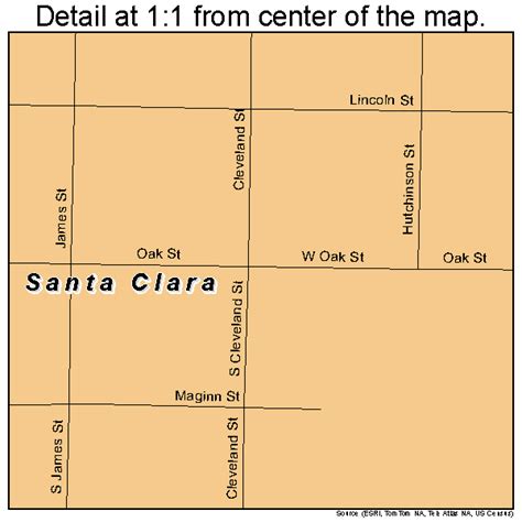 Santa Clara New Mexico Street Map 3570270