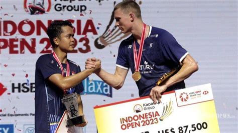 Ranking Bwf Terbaru Usai Indonesia Open Viktor Axelsen Kokoh Di