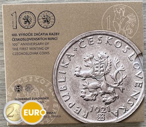 Slowakije Euro Set Bu Fdc Tsjechoslowaakse Munten Euronotes Be