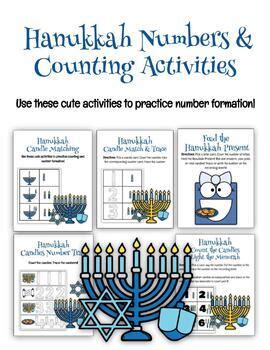 Hanukkah Fine Motor And Math Activity Bundle By Ariane McEvoy TPT