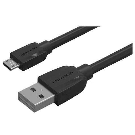 Vention Vas A40 B025 Usb20 A Male To Micro B Male Cable 025m Black კაბელი Extrage 354110