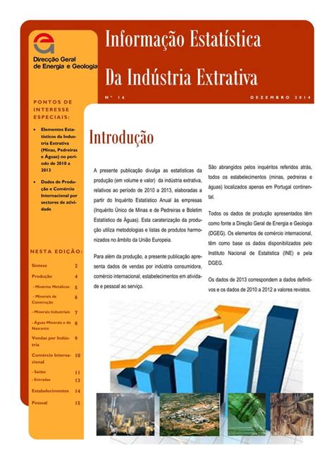 Boletim Estatistico Industrias Extrativas Pdf