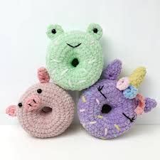 Rose And Lily Amigurumi Crochet Donut Free Crochet Pattern Crochet