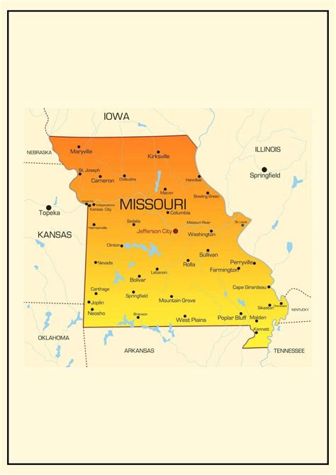 Missouri County Map Map Of Missouri Counties And Cities