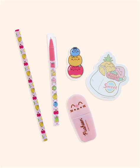 Pusheen Fruits Stationery Set – Pusheen Shop