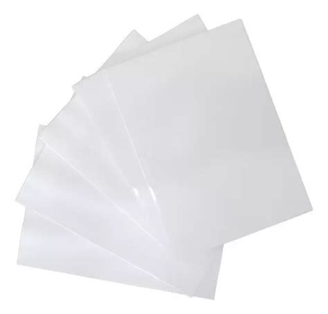 100 hojas de papel fotográfico brillante adhesivo impermeable A4