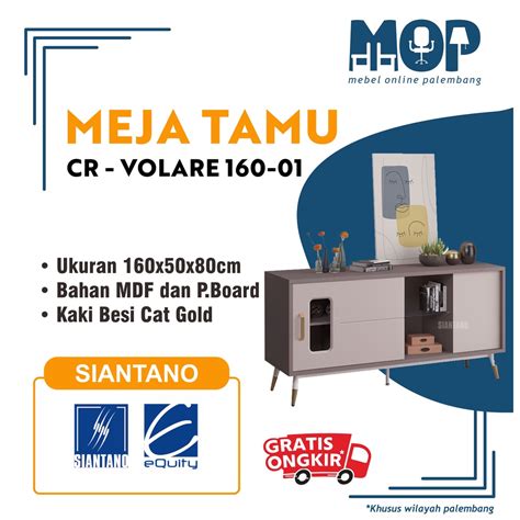 Jual Buffet Tv Sliding Rak Tv Meja Tv Credenza Siantano Cr Volare