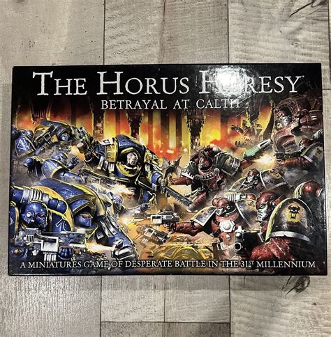 Games Workshop Horus Heresy Betrayal At Calth Boxed Game Incomplete