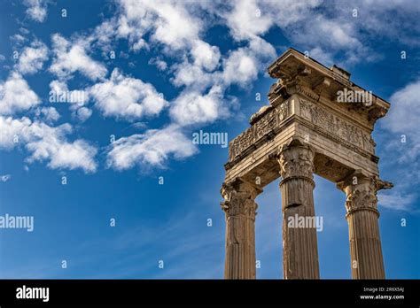 The Ruins Of Apollo Sosiano And Bellona Next To The Theatre Of