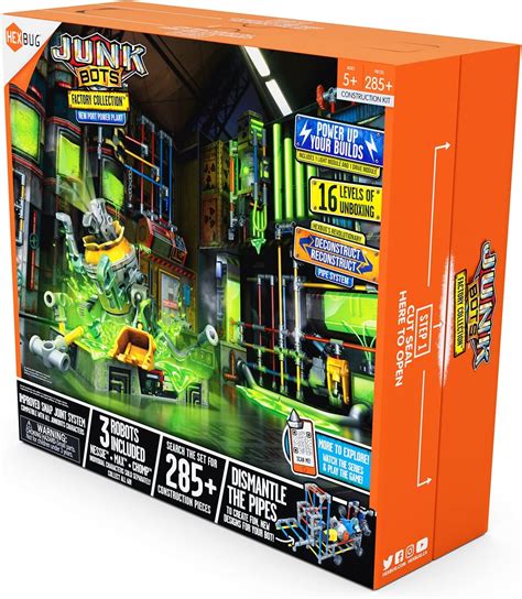 Hexbug Junkbots Large New Port Power Plant Curiouskidzz