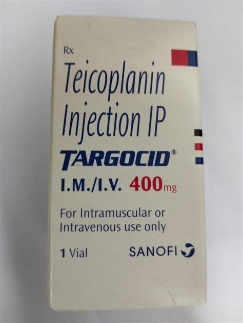 Targocid 400 Mg Teicoplanin Injection IP At Rs 1650 Piece In New Delhi