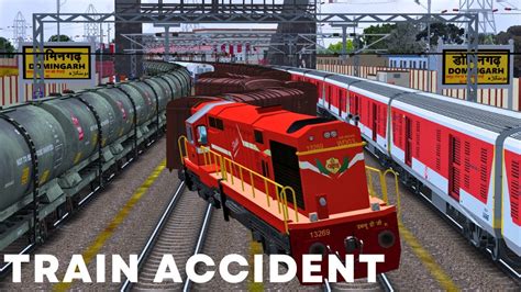 Train Accident Msts Gameplay Indian Train Simulator Freight