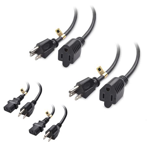 Amazon Cable Matters 2 Pack UL Listed 13 Amps 3 Prong Power Cord