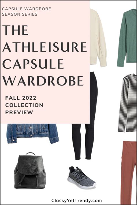 Sneak Peek Of The Athleisure Fall Capsule Wardrobe Outfits