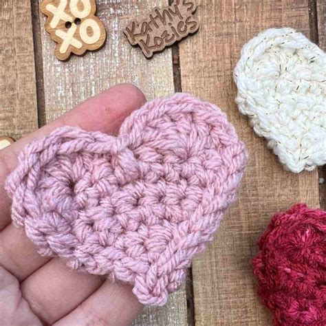 14 Versatile Crochet Heart Appliqué Patterns To Add A Pop Of Love