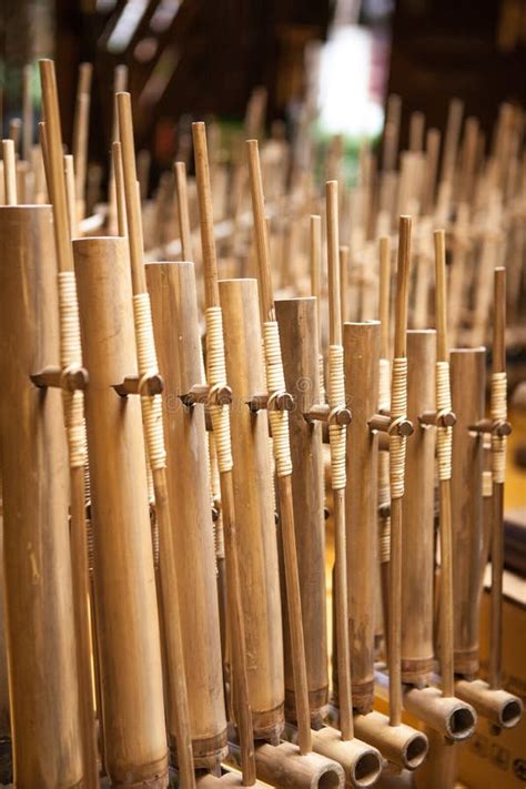 Angklung Traditional Music Instrument From Indonesia Royalty Free