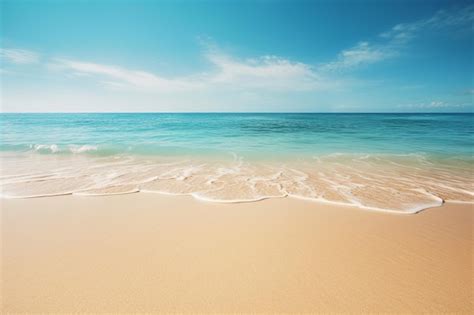 Premium Photo Beach With Smooth Sand And Without Stones