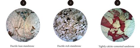 A Typical Vertical Lithology Profile And Gamma Ray Log And Porosity